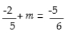 Solve the following equation: