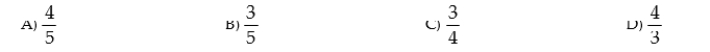 Find tan A as a fraction in lowest terms if a = 9, b = 12, and c = 15.