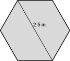 A 10-ft length of drainpipe has a cross-section as indicated below. What volume of water would the pipe hold?