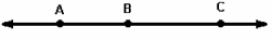 Name the following line in three different ways.