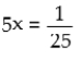 Solve for x: