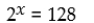 <strong>Evaluate: </strong> A)x = 56 B)x = 7 C)x = 8 D)x = 11.3137