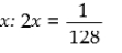 <strong>Solve for </strong> A)x = -7 B)x = 0 C)x = -8 D)x = 7