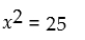 Solve the following quadratic equation: