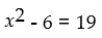Solve the following quadratic equation: