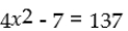 <strong>Solve the equation with a squared term: </strong> A)x = ±3 B)x = 6 C)x = ±6 D)x = 3