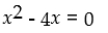 Solve the following quadratic equation: