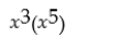 Write the product: