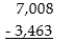 <strong>Subtract: </strong> A)3,645 B)4,645 C)4,465 D)3,545
