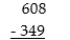 <strong>Find the difference: </strong> A)361 B)369 C)359 D)259
