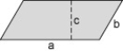 Which letter represents the height of the parallelogram?  