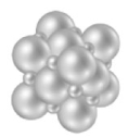 <strong>Which of the following particulate-level picture might be associated with the name silver?</strong> A) B) C) D) E)
