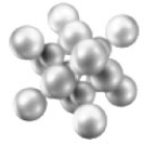 <strong>Consider the particulate-level illustration: Which is the best classification of this particle-level illustration?</strong> A)Molecule B)Element C)Solid D)Crystalline solid E)Atom