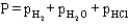 <strong>Hydrogen gas can be collected by water displacement when magnesium reacts with hydrochloric acid.When the container is filled with the hydrogen gas,which of he following it true of the total pressure (P)inside the container?</strong> A) B) C) D) E)P = atmospheric pressure