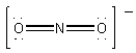 <strong>Which of the following is the best Lewis diagram for NO<sub>2</sub><sup>-</sup>?</strong> A) B) C) D) E)