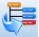 <strong>In IBM SPSS, what does clicking on this icon do? </strong> A)Demote the currently active part of the tree structure in the viewer window to a lower branch of the tree. B)Promote the currently active part of the tree structure in the viewer window to a higher branch of the tree. C)Take you to the last output in the viewer window. D)Enable you to colour-code your SPSS output.