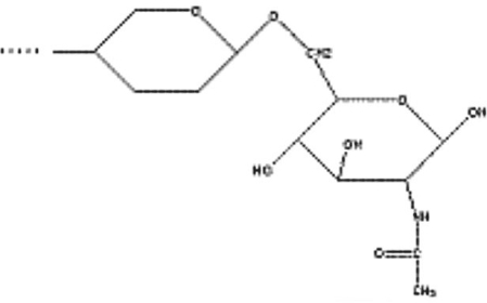 <strong>Use the following paragraph to answer to the corresponding questions). Masatomo Kawakubo et al. reported in Science in August 2004 that the human stomach contains a natural, carbohydrate- base antibiotic that probably protects a large portion of the population from various diseases caused by the bacterium Helicobacter pylori. This bacterium has been linked to peptic ulcers, gastritis, and stomach cancer. This naturally occurring antibiotic is described by Kawakubo as having a terminal a1,4- linked N- acetylglucosamine NAG), and it acts by inhibiting the biosynthesis of a major component of the cell wall in H. pylori. [: M. Kawakubo et al., Science 305 2004): 1003.] Which of the following structures is most consistent with Kawakubo's description of this antibiotic?</strong> A)   B)   C)   D)   <div style=padding-top: 35px> 