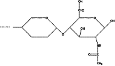 <strong>Use the following paragraph to answer to the corresponding questions). Masatomo Kawakubo et al. reported in Science in August 2004 that the human stomach contains a natural, carbohydrate- base antibiotic that probably protects a large portion of the population from various diseases caused by the bacterium Helicobacter pylori. This bacterium has been linked to peptic ulcers, gastritis, and stomach cancer. This naturally occurring antibiotic is described by Kawakubo as having a terminal a1,4- linked N- acetylglucosamine NAG), and it acts by inhibiting the biosynthesis of a major component of the cell wall in H. pylori. [: M. Kawakubo et al., Science 305 2004): 1003.] Which of the following structures is most consistent with Kawakubo's description of this antibiotic?</strong> A)   B)   C)   D)   <div style=padding-top: 35px> 