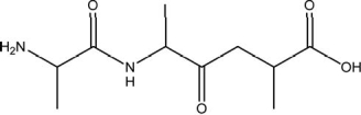 <strong>Which functional group is NOT present in this tripeptide? </strong> A)amide B)amine C)carbonyl D)ester E)methyl