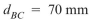 A pipe (E ⫽ 110 GPa) carries a load at A and a uniformly distributed load on the cap plate at B. Initial pipe Diameters and thicknesses are , , , and . Under loads and , wall thickness increases by 0.0036 mm. Poisson's ratio ν for the pipe material is Approximately: (A) 0.27 (B) 0.30 (C) 0.31 (D) 0.34