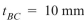 A pipe (E ⫽ 110 GPa) carries a load at A and a uniformly distributed load on the cap plate at B. Initial pipe Diameters and thicknesses are , , , and . Under loads and , wall thickness increases by 0.0036 mm. Poisson's ratio ν for the pipe material is Approximately: (A) 0.27 (B) 0.30 (C) 0.31 (D) 0.34