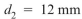A brass bar (E ⫽ 110 MPa) of length L ⫽ 2.5 m has diameter over one-half of its length and diameter over the other half. Compare this nonprismatic bar to a prismatic bar of the Same volume of material with constant diameter d and length L. The elon- Gation of the prismatic bar under the same load P ⫽ 25 kN is approxi- Mately: (A) 3 mm (B) 4 mm (C) 5 mm (D) 6 mm