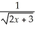 <strong>The domain of f(x)= consists of all real numbers x such that</strong> A) x ≥ B) x ≥ C) x > D) x ≥ - E) x > -