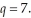Suppose q and p are linearly related such that p = 30 when q = 5,and p = 50 when Find p when q = 15.