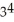 Express = 81 in logarithmic form.
