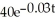If a radioactive substance decays according to the equation N = ,where N is the number of milligrams present after t days,then the half-life,in days,of the substance is given by