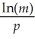 The number of years it takes for an amount which is invested at an annual rate of p and compounded continuously to become m times as large is given by t = .How long does it take an investment to triple if it is invested at an annual rate of 8% and compounded continuously?