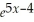 If ln   = 6,then x =