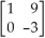 Perform the indicated operations and simplify your answer: 3 - 4