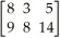 Find x,y,z,u,t,v such that + 2 =