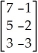 If A = ,B = ,and C = ,find 4A - 2B + 3C.