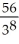<strong>A biased coin is tossed 8 times.If the probability of heads appearing on any toss is ,then the probability that exactly six heads appear is</strong> A) B) C) D) E)