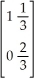 Find the steady state vector for the transition matrix T = .