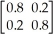 Find the steady state vector for the transition matrix T = .