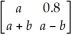 If is a transitional matrix for a Markov chain,determine the value of b.
