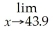 The profit function for a certain business is given by: P(x)= 225x - - 800.Graph this function on your graphing calculator and use the evaluation function to determine P(x)using the rule about the limit of a polynomial function.