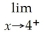 Let f(x)= .For each of the following,find the limit.If the limit does not exist,so state or use the symbol ∞ or -∞ where appropriate.Hint: Sketch the graph of f. (a) f(x) (b) f(x) (c) f(x) (d) f(x) (e) f(x)