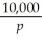 The cost of purifying water is given by C = - 1250 where C is the cost in dollars and p is the percent of impurities left in the water after purification.Find .