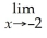 Consider the graph of f(x) Determine the following limits: (a) f(x)(d)f(-2)(g) f(x) (b) f(x)(e) f(x)(h)f(1) (c) f(x)(f) f(x)