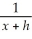 <strong>By direct use of the definition of a derivative,the derivative of f(x)= is</strong> A) B) C) D) E)