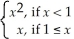 If f(x)is defined by f(x)= ,then use your graphing calculator to graph the functions g(x)= and h(x)= x to determine: (a)if f(x)is continuous for all values of x. (b)if f(x)is differentiable for all values of x.