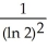 <strong>If y = (ln ,then =</strong> A) 0. B) 2 ln 2. C) D) E)