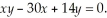 The volume of a company's sales y (in thousands of dollars)is related to its advertising expenditures x (in thousands of dollars)by the equation    Find    .