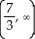 <strong>If f(x)= - 7 + 2x - 5,then f is concave down on the interval</strong> A) B) C) D) E) (-∞, ∞).