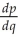 The supply equation for a company is q = 4 + 3.Find from .