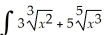 Find the indefinite integral dx.